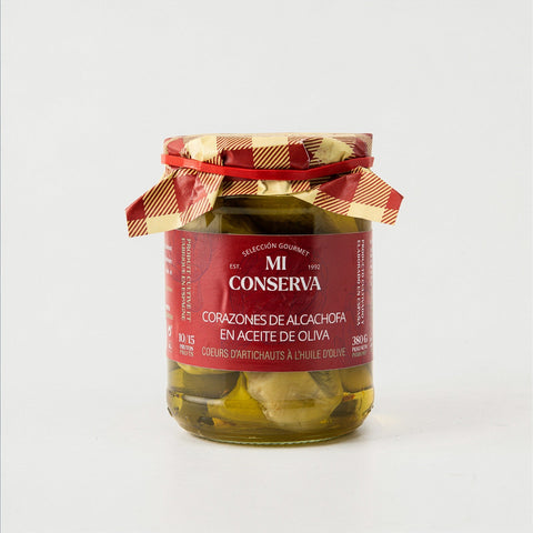 Tarro de corazones de alcachofa de la Ribera de Navarra