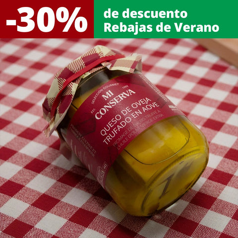 Queso de oveja trufado en aove