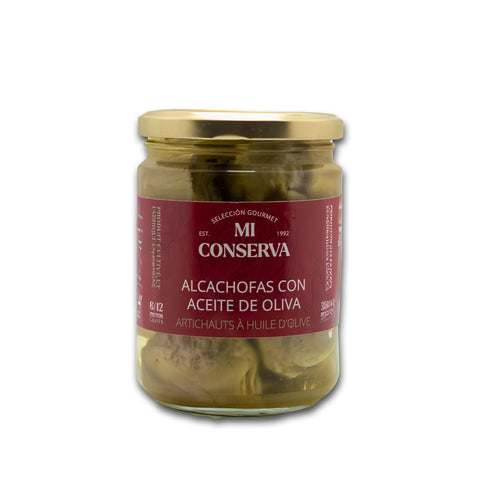 Alcachofas con aceite de oliva