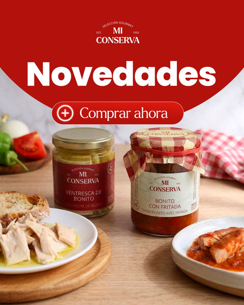 Novedades de Mi Conserva: ventresca de bonito y bonito con fritada. Comprar ahora.