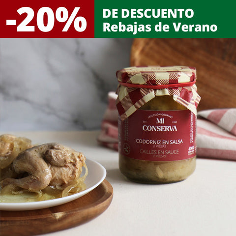 Codorniz en salsa