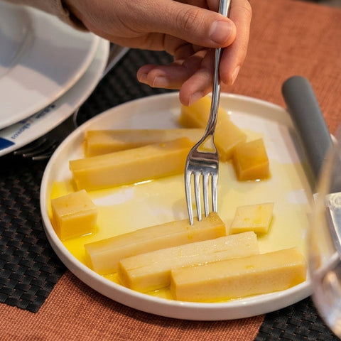 Queso de oveja trufado en aove
